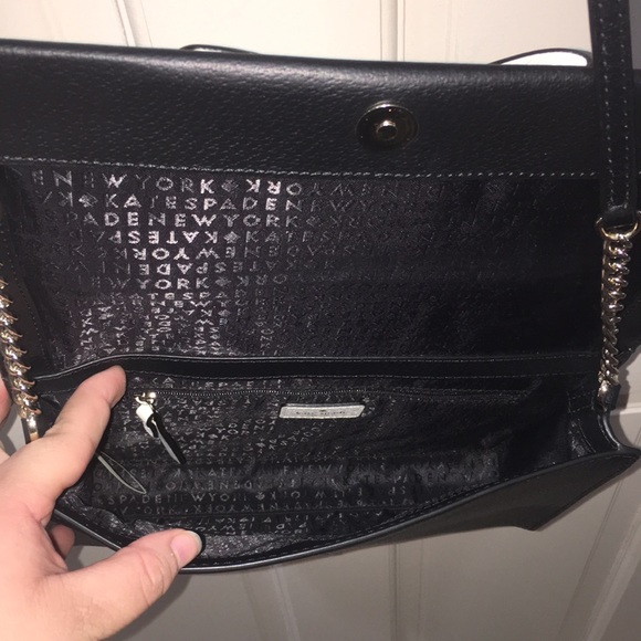 Kate Spade Classic Black Bow Purse Bag - Picture 6 of 13